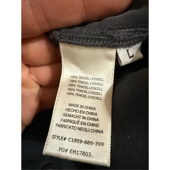 Cloth & Stone Charcoal Gray Pull-On Jogger Pants Sz L - Picture 9 of 11